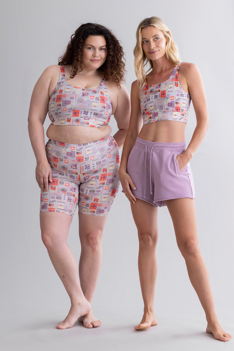 Longline Bustier Cotton Touch Teal | Hey Honey
