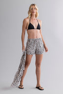 Big Scarf Mono Leo Oatmeal | Hey Honey & Active Wear