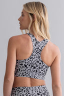 Racerback Bra Mono Leo Stone | Hey Honey & Active Wear