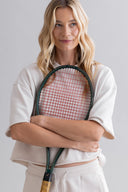Short Sleeve Sweat Off White | Hey Honey & Active Wear