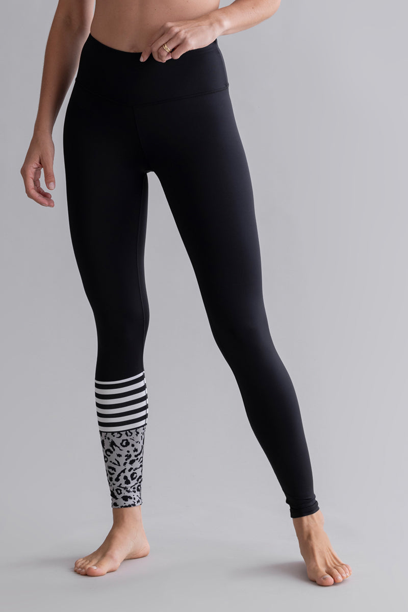 Surf Style Leggings Mono Leo Stone | Hey Honey & Active Wear