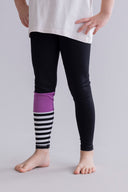 Kids Surf Style Leggings Striking Purple | Hey Honey & Active Wear