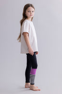 Kids Surf Style Leggings Striking Purple | Hey Honey & Active Wear