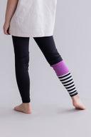 Kids Surf Style Leggings Striking Purple | Hey Honey & Active Wear