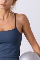 Longline Bustier Cotton Touch Teal | Hey Honey & Active Wear
