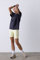 Biker Ribbed Pastel Yellow | Hey Honey & Active Wear