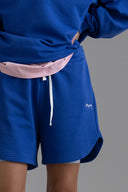 Boxing Sweat Shorts Royal Blue | Hey Honey & Active Wear