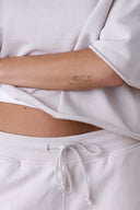 Short Sleeve Sweat Off White | Hey Honey & Active Wear