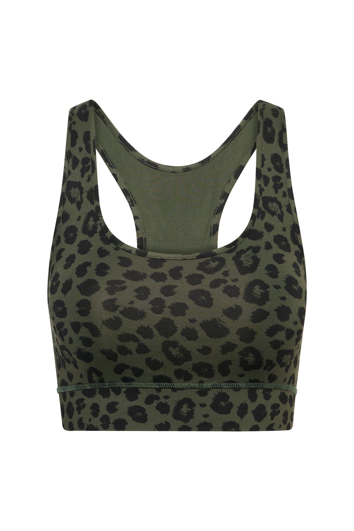 Racerback Bra Leo Forest | Hey Honey & Active Wear