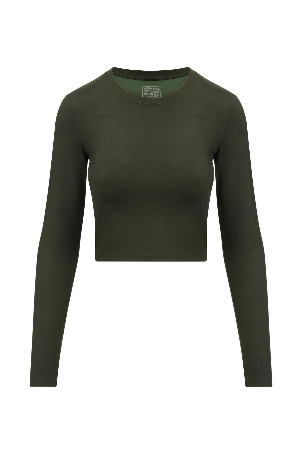 Longsleeve Cropped Always Dressed Forest Night | Hey Honey & Active Wear