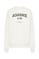 Sweater Academie White | Hey Honey Yoga & Active Wear