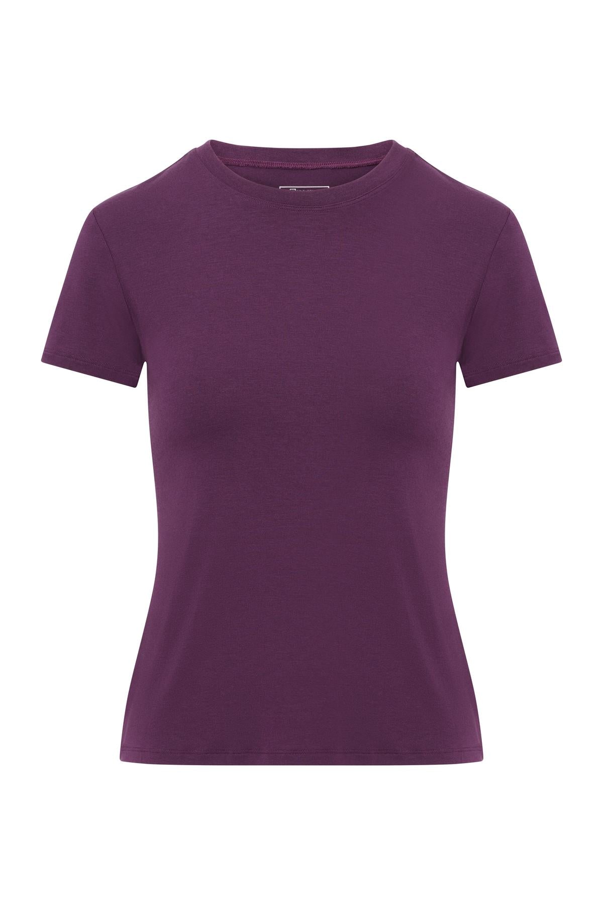 Active T-Shirt Italian Plum | Hey Honey & Active Wear