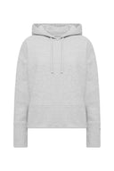 Cozy Hoodie Long Cuffs Grey Melange | Hey Honey & Active Wear