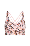 Criss-Cross Bra Bandana Candy | Hey Honey Yoga & Active Wear