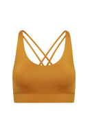 Criss-Cross Bra Pumpkin Spice | Hey Honey & Active Wear