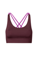 Criss-Cross Bra Fig | Hey Honey Yoga & Active Wear
