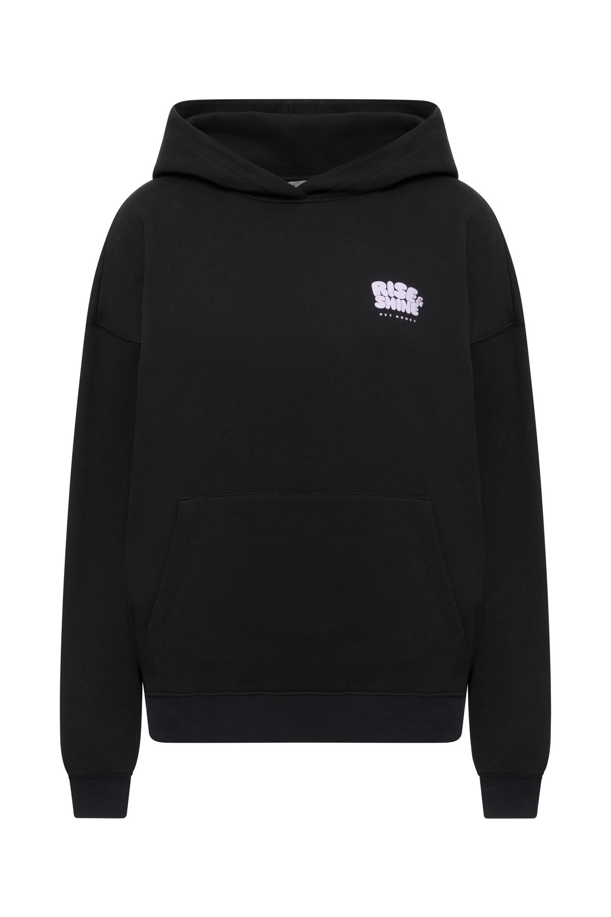 Hoodie Moon Black | Hey Honey & Active Wear