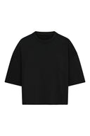 Short Sleeve Sweat Black | Hey Honey Yoga & Active Wear
