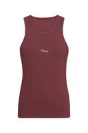 Rib Tank Wine | Hey Honey & Active Wear