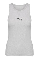 Rib Tank Grey Melange | Hey Honey & Active Wear