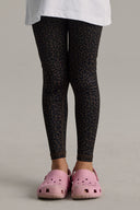 Kids Leggings Leo Dark Brown | Hey Honey & Active Wear
