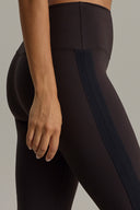 Flared Leggings Stripe Always Dressed Dark Brown | Hey Honey & Active Wear