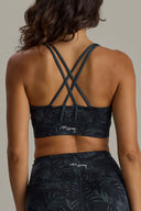 Cropped Palm Teal Set | Hey Honey & Active Wear