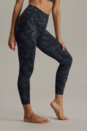 Cropped Palm Teal Set | Hey Honey & Active Wear