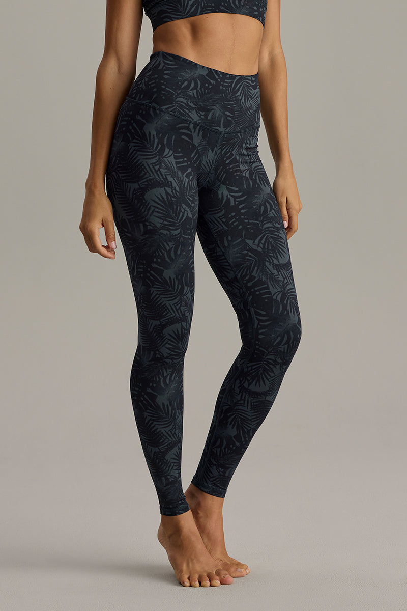 Leggings Palm Teal | Hey Honey & Active Wear