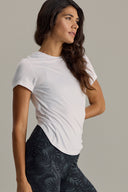 Active Wrap Tee White | Hey Honey & Active Wear