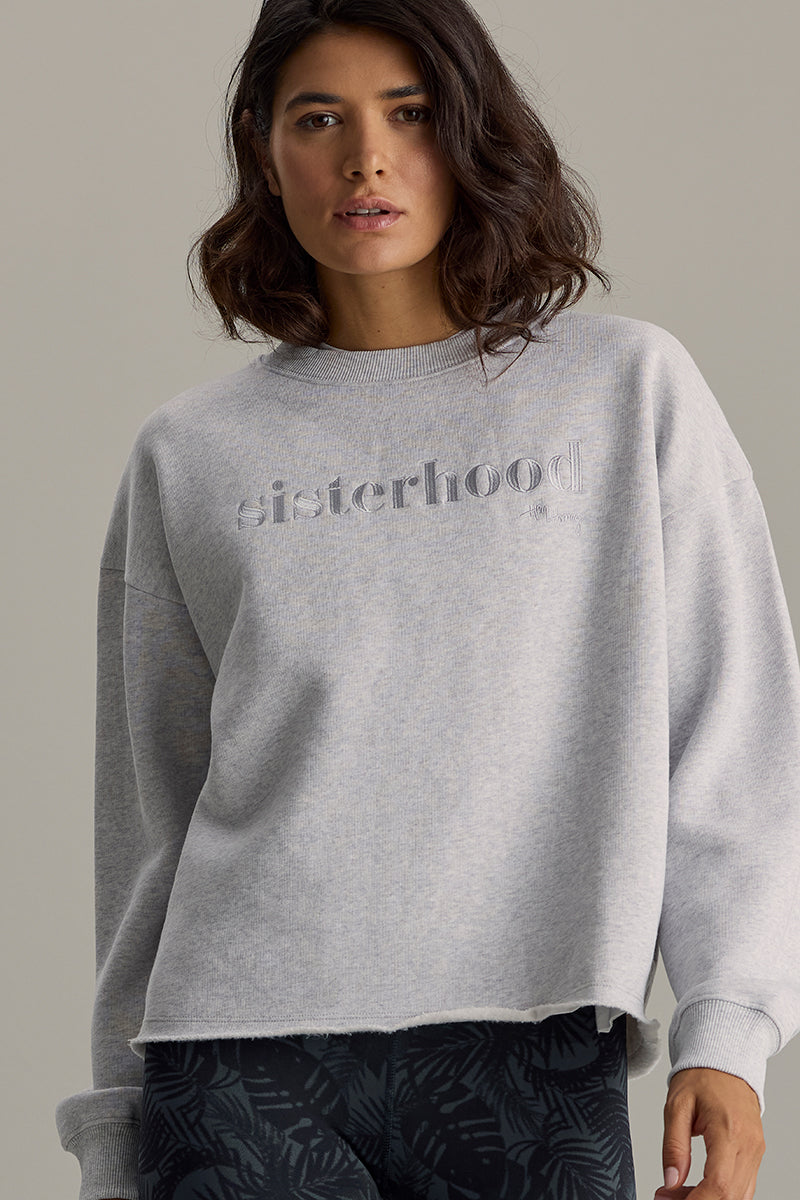Sisterhood Sweater Light Melange | Hey Honey & Active Wear