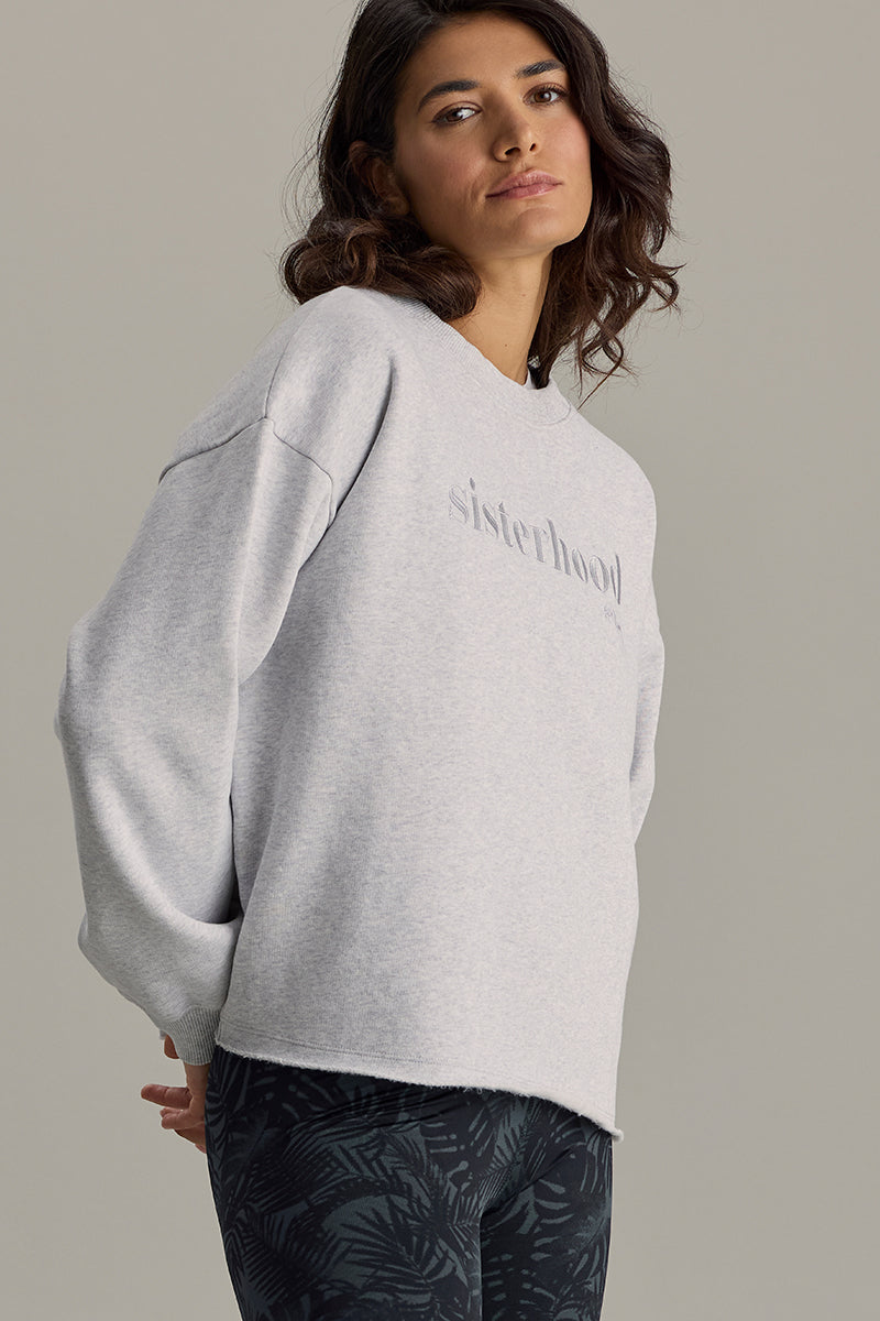 Sisterhood Sweater Light Melange | Hey Honey & Active Wear