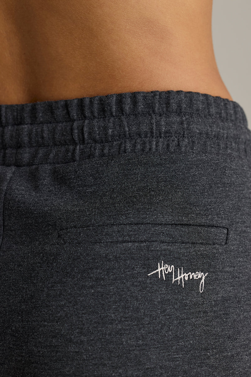 Lounge Trackpants Dark Grey Melange | Hey Honey & Active Wear