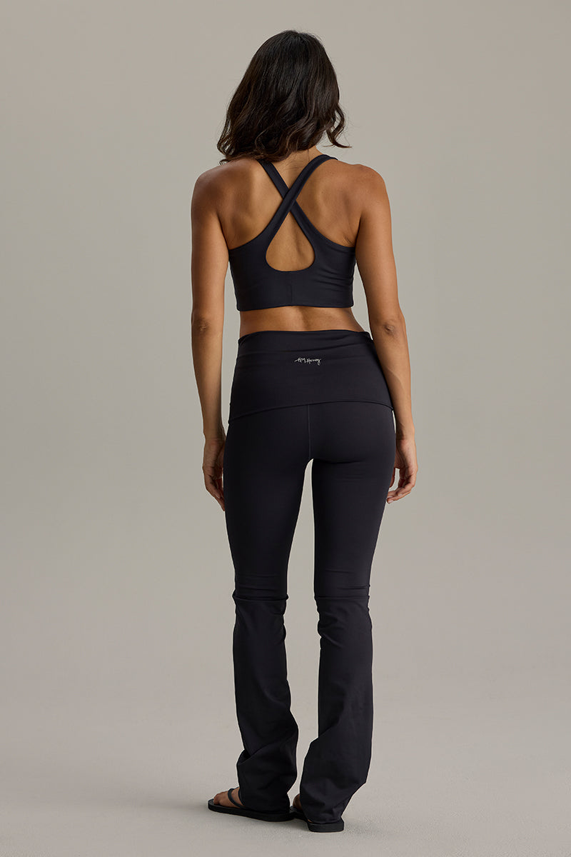 Cross Bustier Cotton Touch Black | Hey Honey & Active Wear