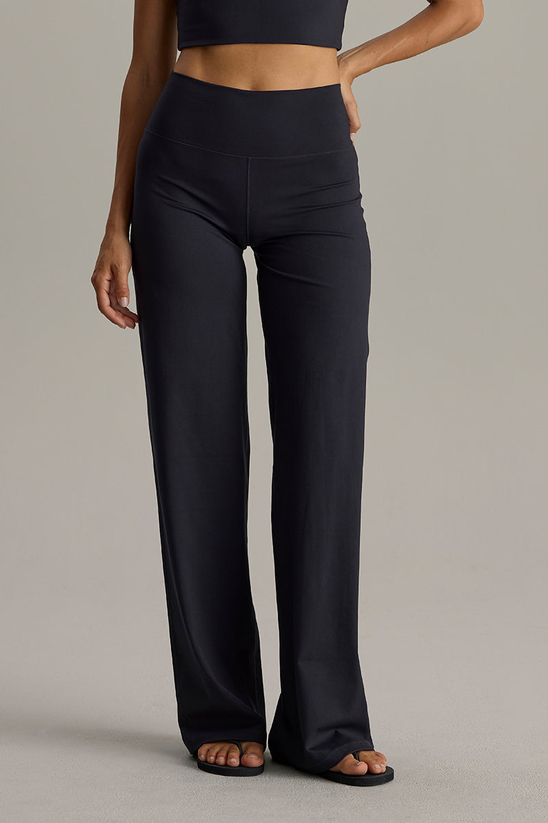 Wide Leggings Cotton Touch Black | Hey Honey & Active Wear