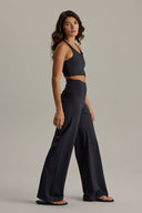 Wide Leggings Cotton Touch Black | Hey Honey & Active Wear