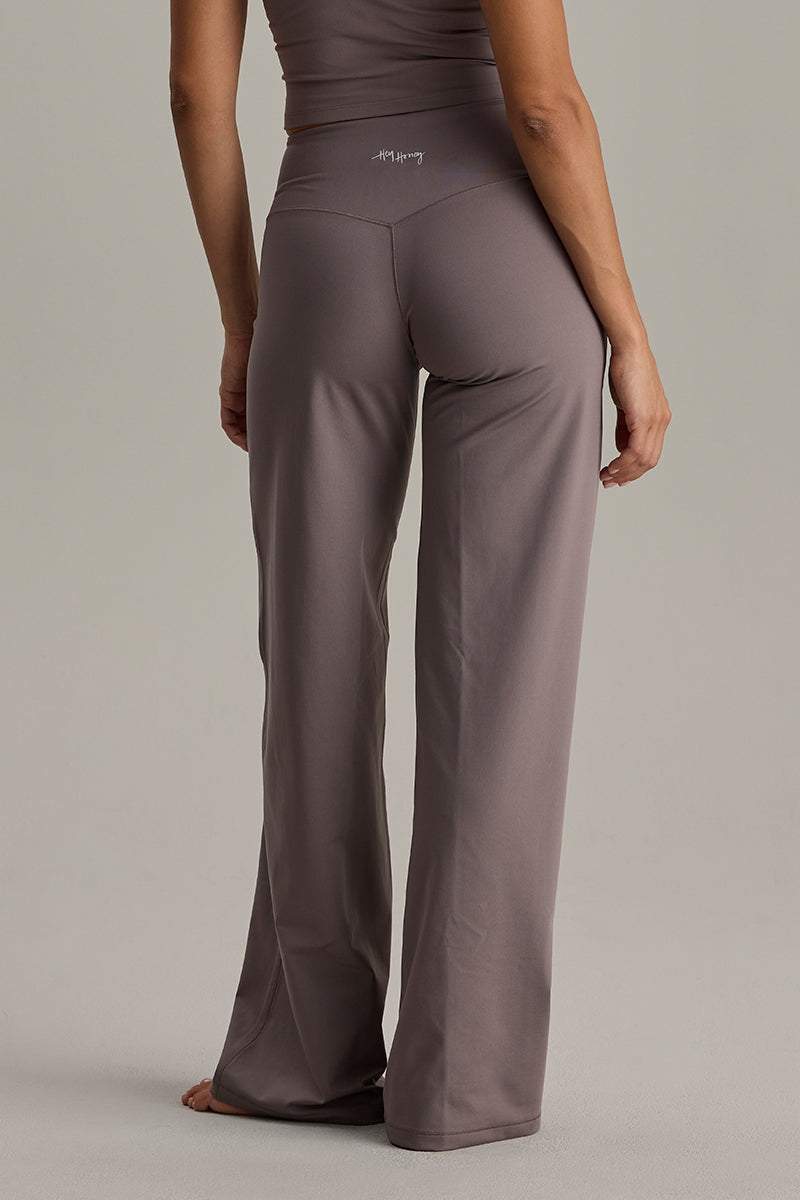 Wide Leggings Cotton Touch Taupe | Hey Honey & Active Wear