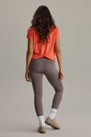 Active Wrap Tee Hot Coral | Hey Honey & Active Wear