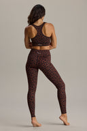 Racerback Bra Leo Chocolate | Hey Honey Yoga & Active Wear