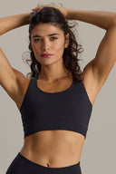 Criss-Cross Bra Cotton Touch Black | Hey Honey & Active Wear