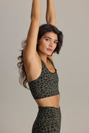 Racerback Bra Leo Forest | Hey Honey & Active Wear