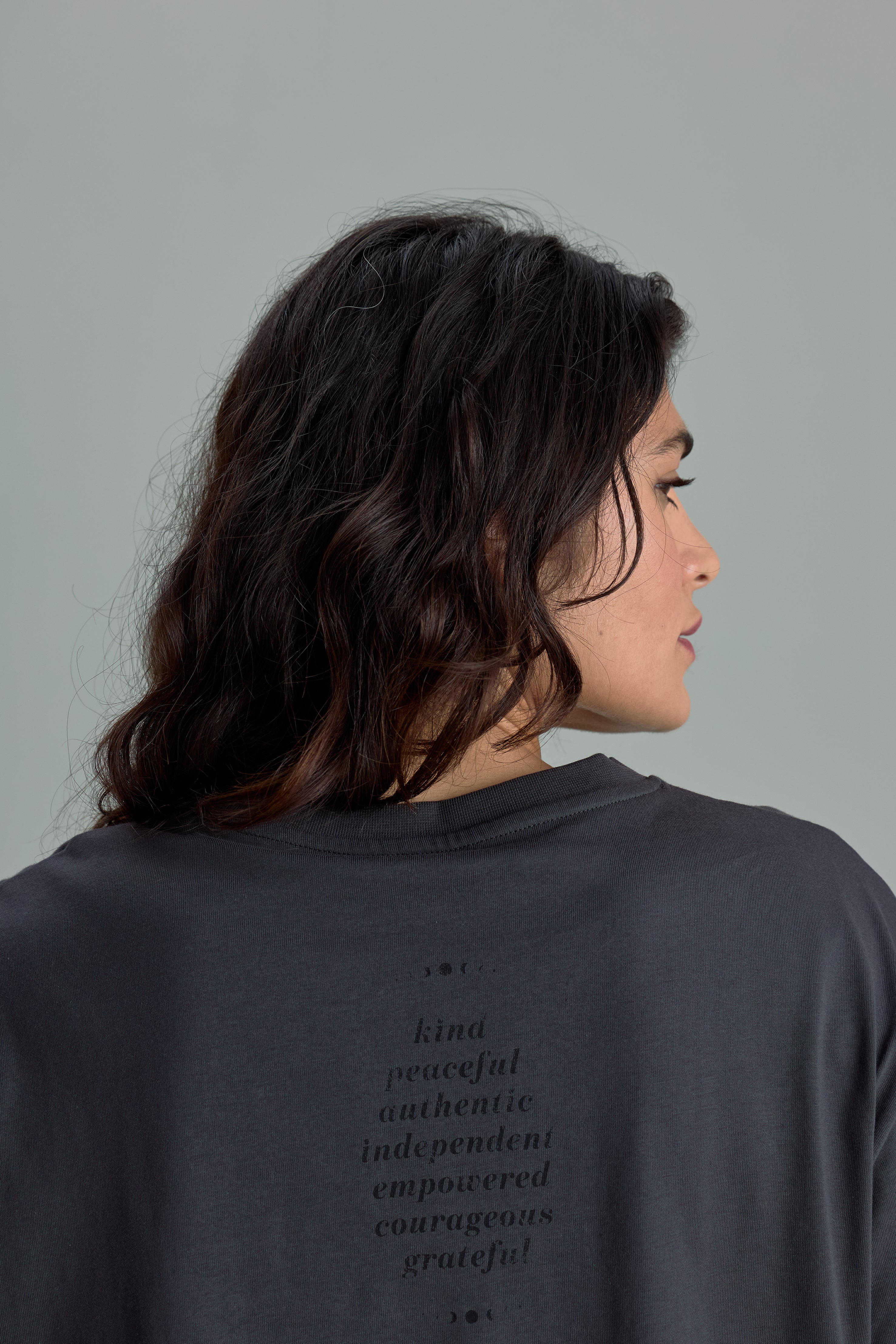 T-Shirt Kind Dark Grey | Hey Honey & Active Wear