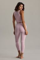 Cropped Ribbed Dawn Pink Set | Hey Honey & Active Wear