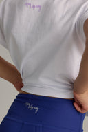 Kids Biker Ribbed Blue Depth | Hey Honey & Active Wear