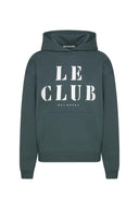 Hoodie Teal "Le Club" | Hey Honey & Active Wear