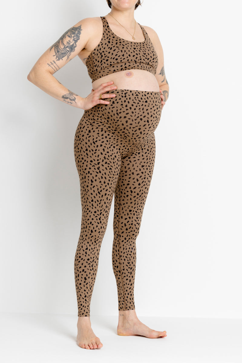 Maternity Leggings Lessismore Caribou | Hey Honey Yoga & Active Wear